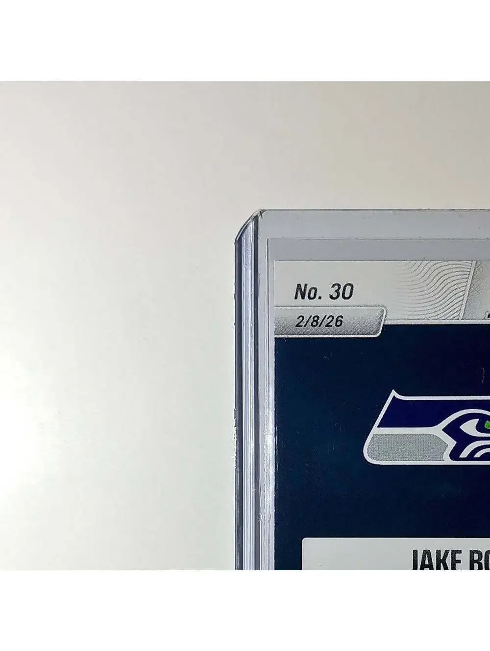 Jake Bobo 2026 Panini NFL Super Bowl LIX Champions #30 Card Seattle Seahawks